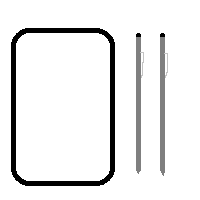 right objects are gray