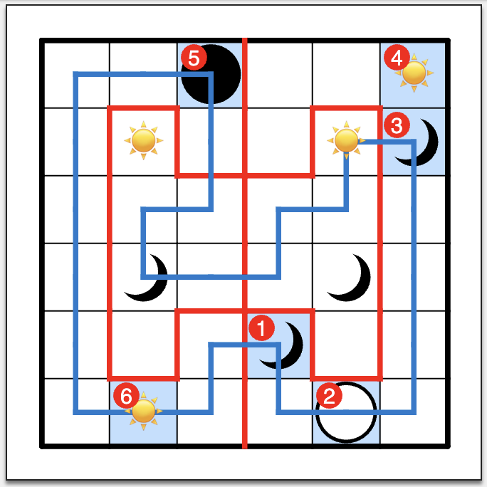 Solution to the grid puzzle